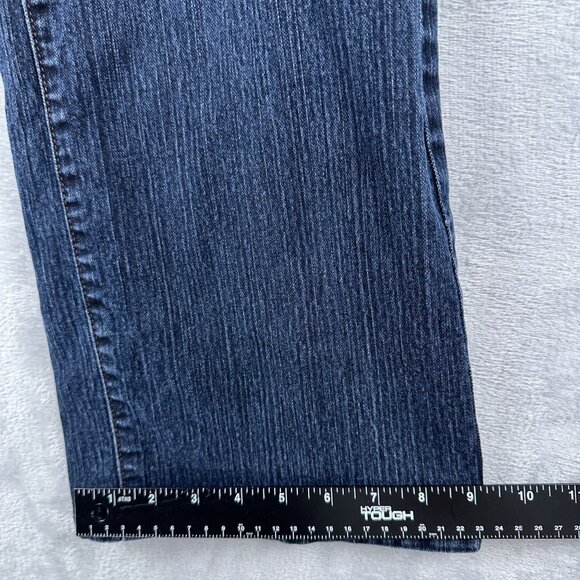 Lane Bryant Bootcut Jeans Womens Size 16 Tighter Tummy Technology High Rise Blue - Picture 11 of 13